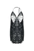Saving Up Rhinestone Halter Cover Up Dress